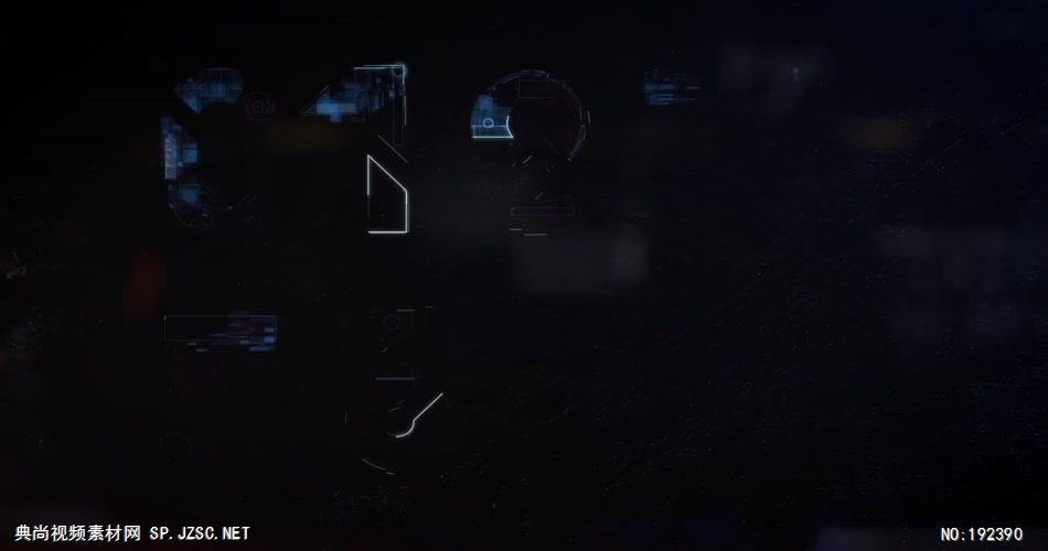 14085 科技感英文字母表动画ae免费模板素材 ae素材高科技互联网未来ae源文件