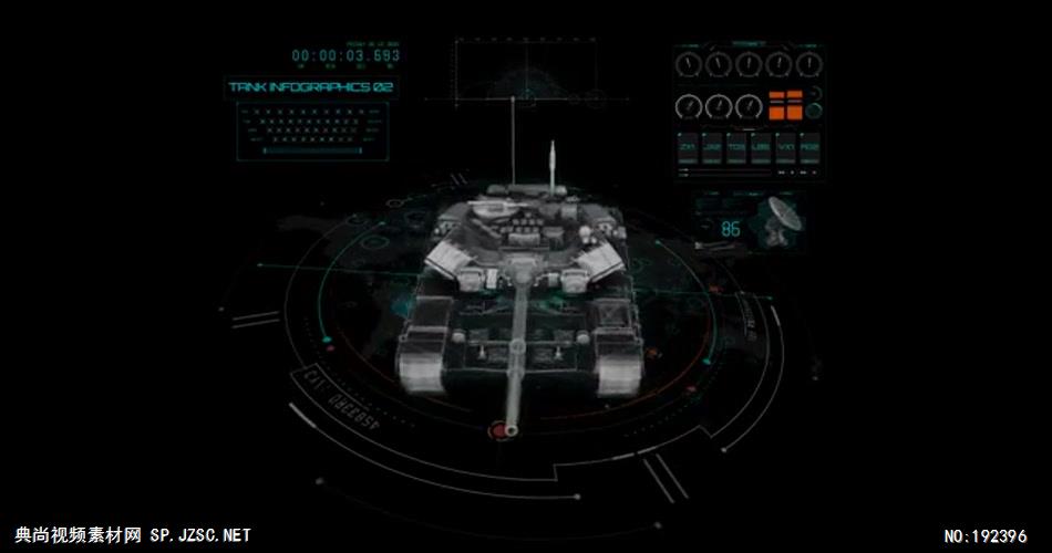 13840 科技界面动画元素 ae模板视频高科技互联网未来ae源文件