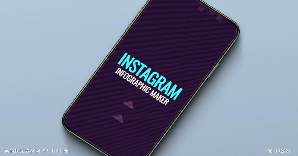 13966 INS视频信息数据展示动画ae免费模板素材 ae素材