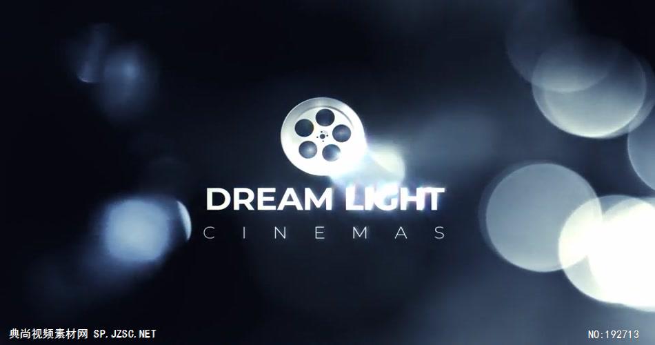 14089 梦幻虚焦粒子背景Logo动画ae免费模板素材 ae素材