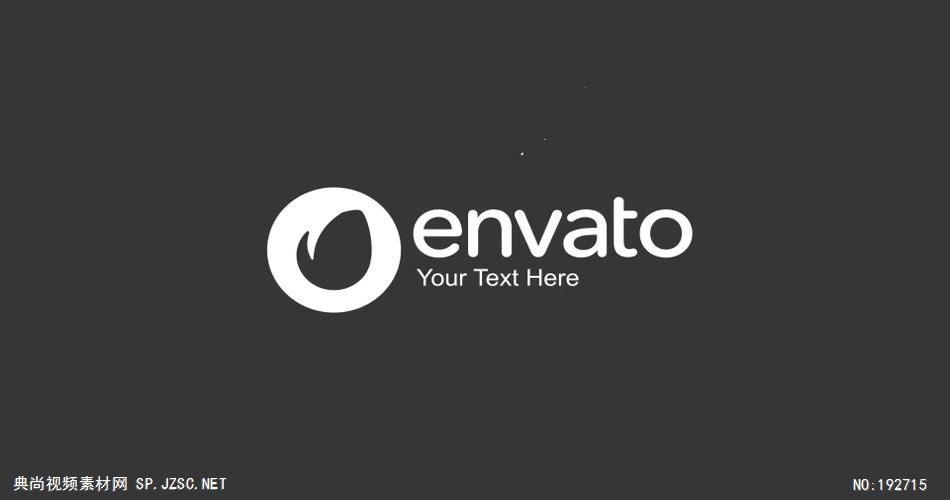 14084 创意扁平化流体Logo动画ae免费模板素材 ae素材