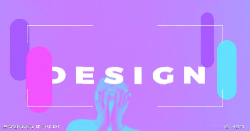 14117 时尚笔刷遮罩开场ae免费模板素材 ae素材