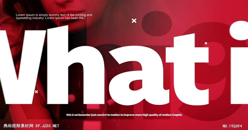 13961 时尚文字视频快速开场ae免费模板素材 ae素材