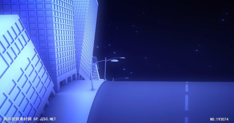 卡通样式的城市公路 CitySlopeASD 视频素材下载