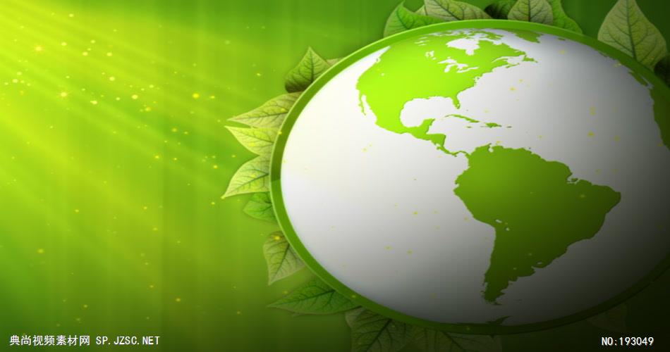 公益环保类的背景循环素材  GreenPlanetSD 视频素材下载