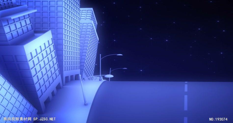 卡通样式的城市公路 CitySlopeASD 视频素材下载