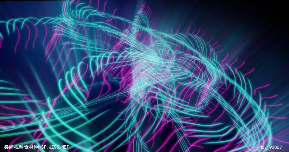 光线交错缠绕的素材  lightknot 视频素材下载