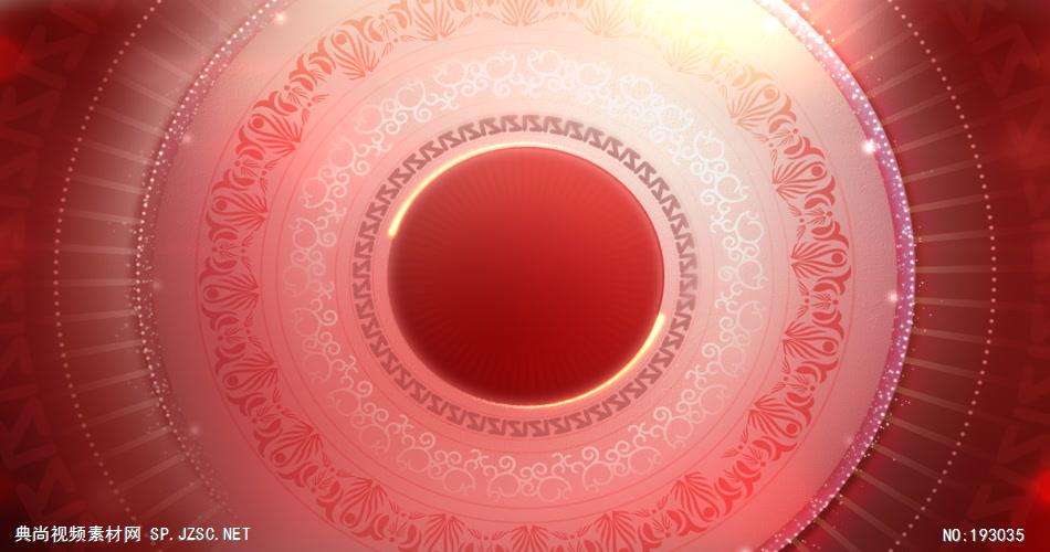 具有民族风情的圆形图案背景 CrimsonTurnHD 视频素材下载