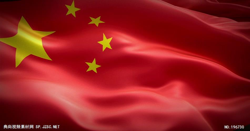 五星红旗 款A0417五星红旗国旗红歌无音乐