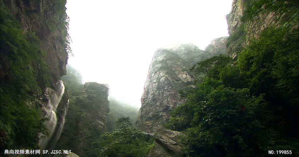 名胜风景类0189庐山三叠泉风光_batch中国高清实拍素材宣传片