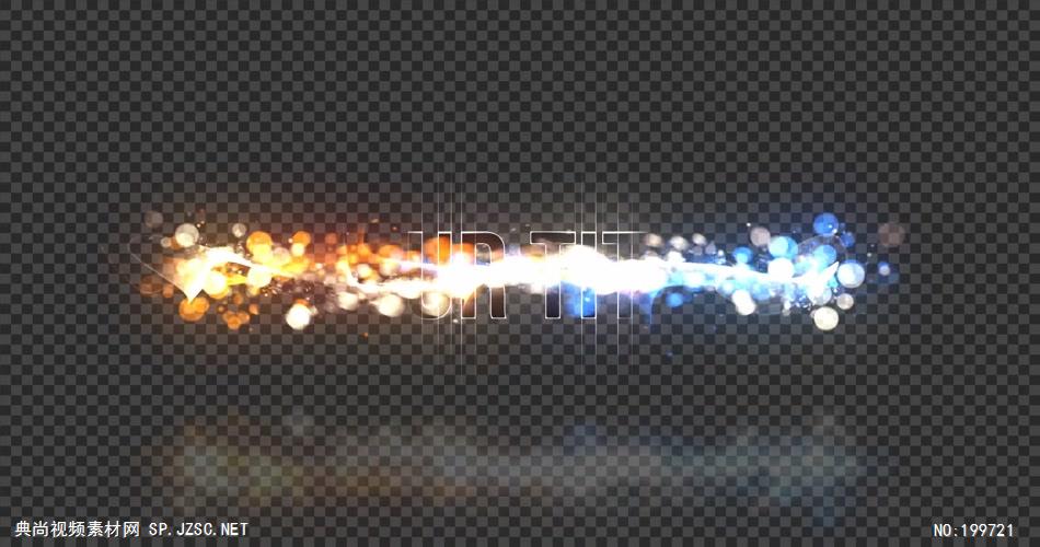 Pr模板 028_3_006标题光效粒子 pr片头片尾