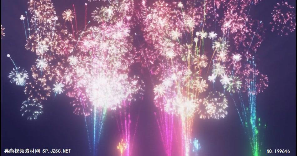 礼花烟花焰火582_JB_HD LED动态视频背景大全