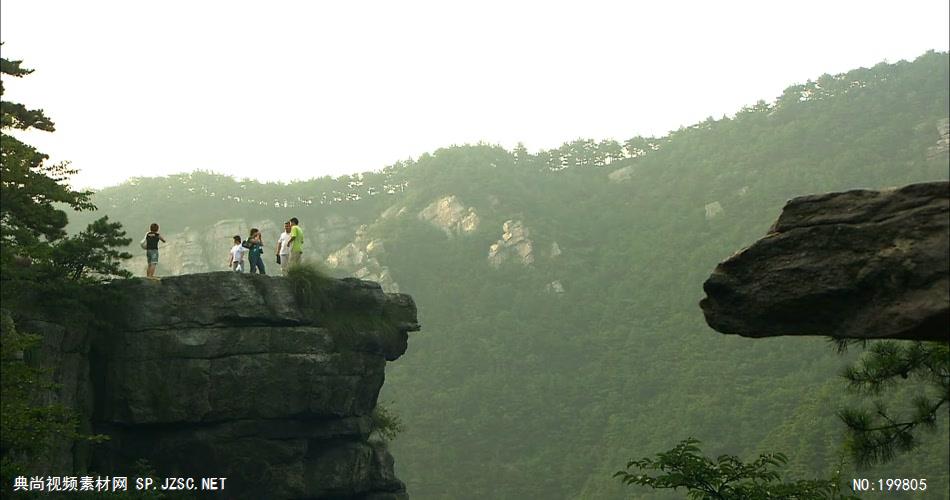 名胜风景类0179庐山风光01断崖千尺_batch中国高清实拍素材宣传片