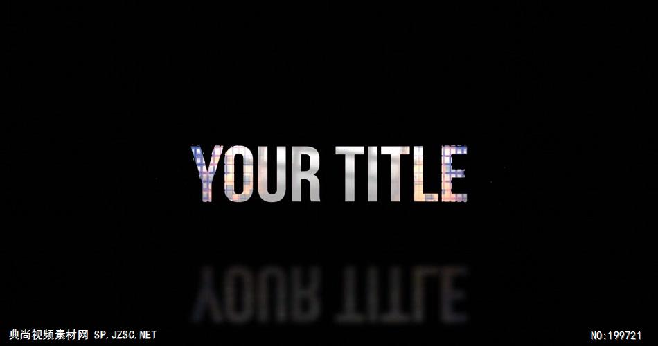 Pr模板 028_3_006标题光效粒子 pr片头片尾