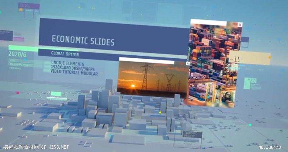14705 城市经济指标 2020ae特效素材下载网站