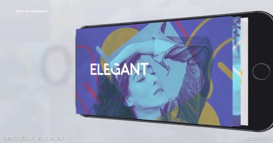 14377 手机应用宣传 2020ae特效素材下载网站