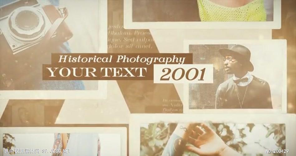 14446 怀旧历史幻灯片 2020ae特效素材下载网站