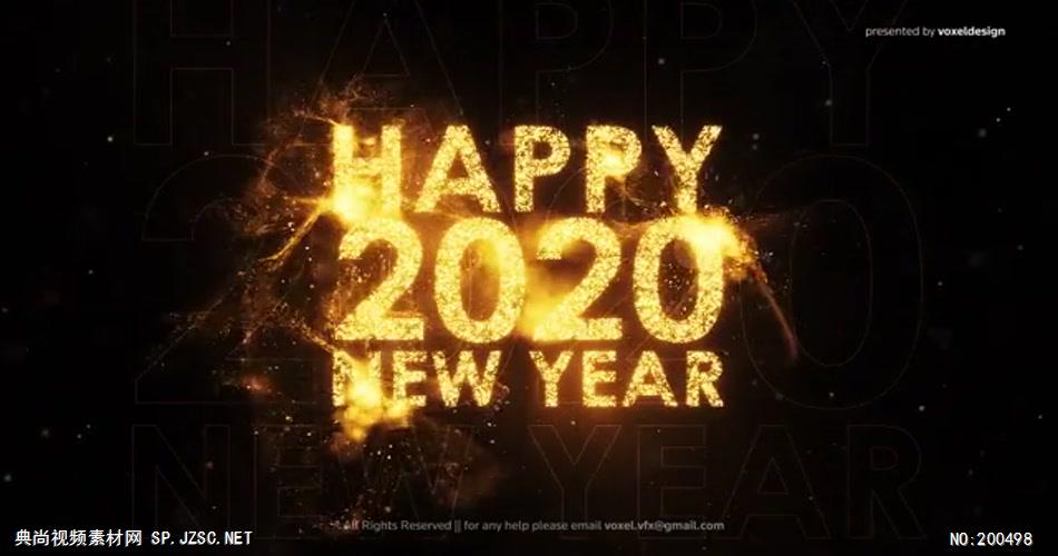 14810 新年倒计时 2020ae特效素材下载网站