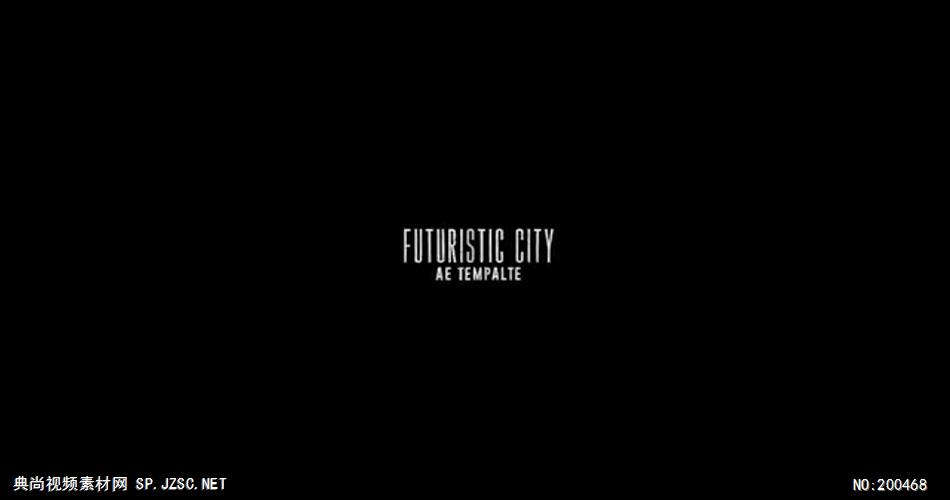 14666 未来城市科幻预告片 2020ae特效素材下载网站