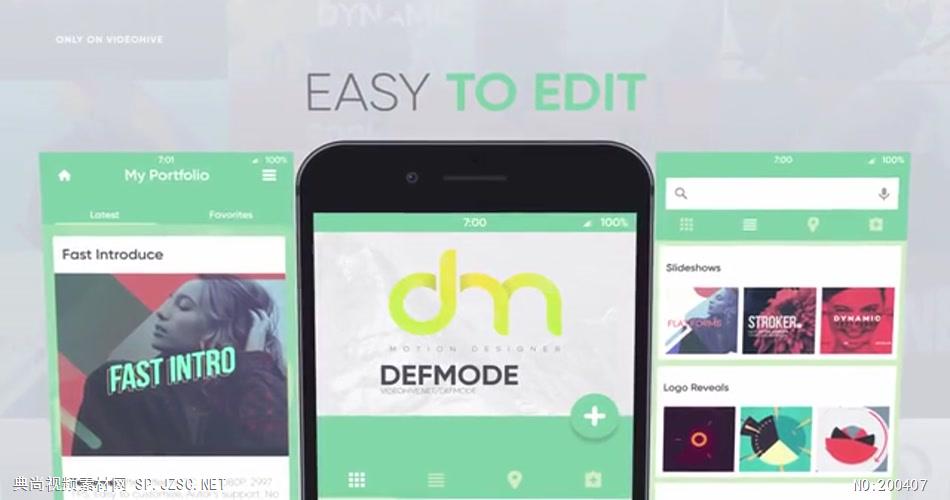 14377 手机应用宣传 2020ae特效素材下载网站