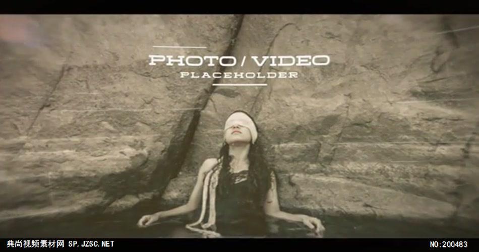 14727 故障效果幻灯片 2020ae特效素材下载网站