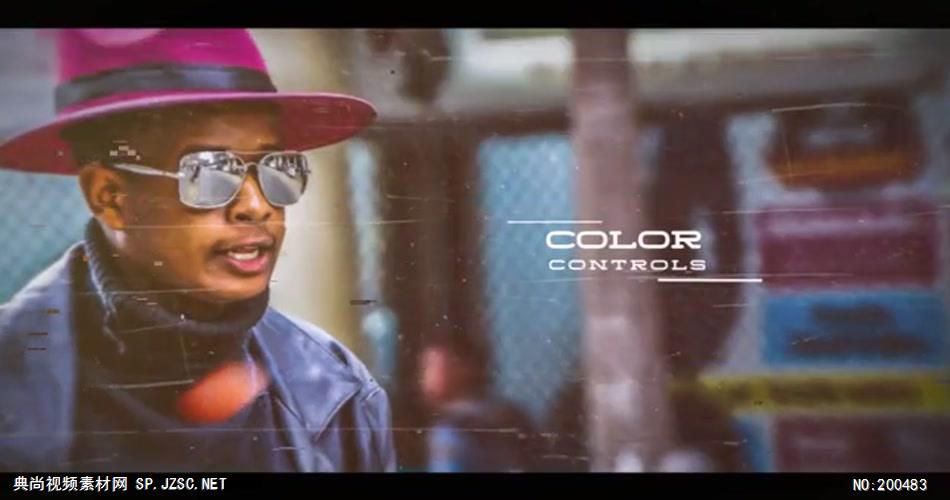 14727 故障效果幻灯片 2020ae特效素材下载网站