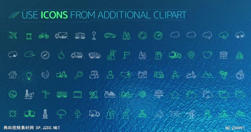 AE：地图图标元素ae特效素材下载网站