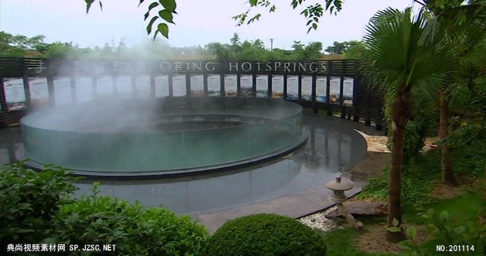 厦门+日月谷温泉中国名胜风景标志性景点高清视频素材