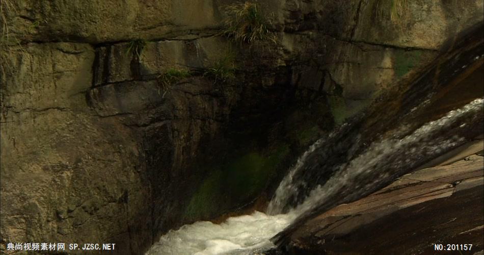 清澈的山泉2(庐山)_batch中国名胜风景标志性景点高清视频素材