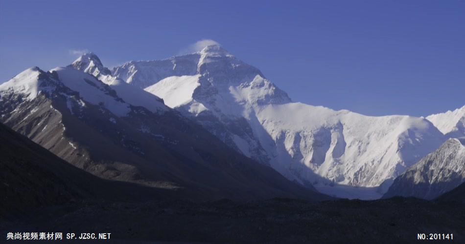 西藏雪山1中国名胜风景标志性景点高清视频素材
