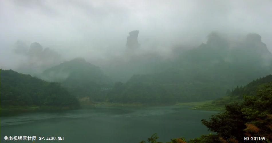 张家界_batch中国名胜风景标志性景点高清视频素材