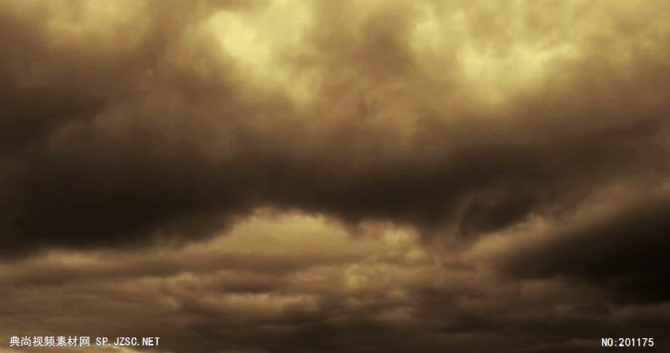 阴沉的天空背景素材中国名胜风景标志性景点高清视频素材