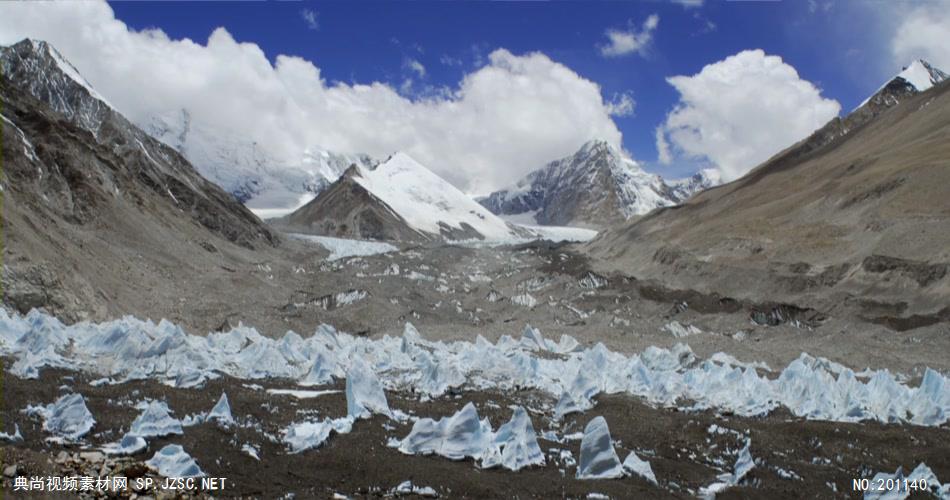 西藏雪山2中国名胜风景标志性景点高清视频素材