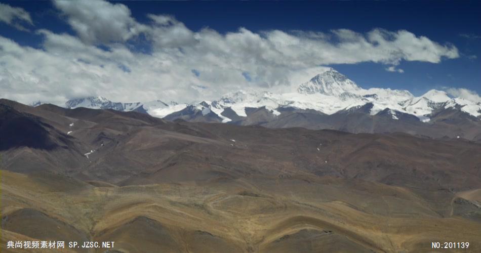 西藏雪山3中国名胜风景标志性景点高清视频素材
