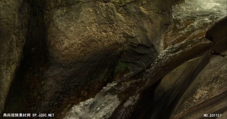 清澈的山泉2(庐山)_batch中国名胜风景标志性景点高清视频素材