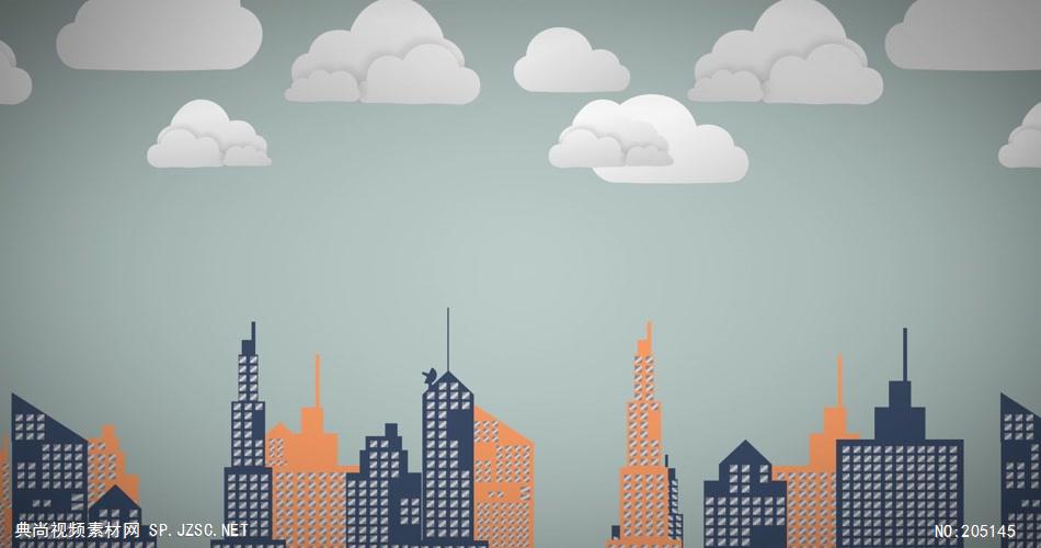 D214-11 卡通建筑