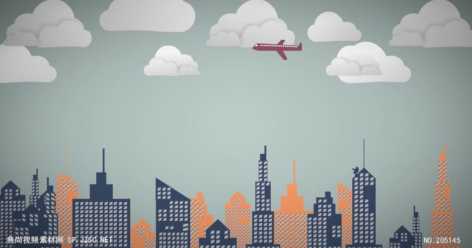 D214-11 卡通建筑