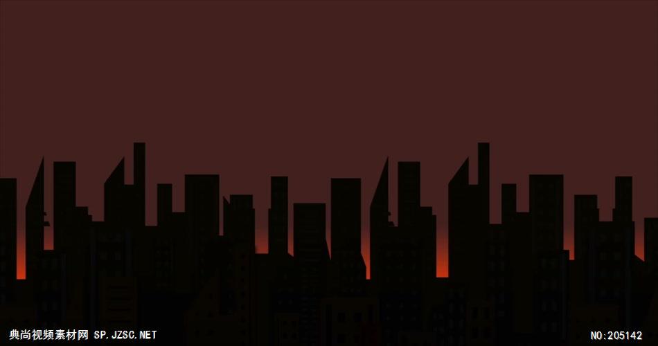 D214-4 卡通城市建筑