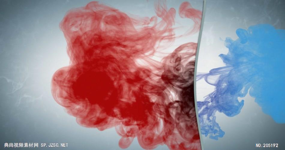 红蓝创意抽象彩绘  led