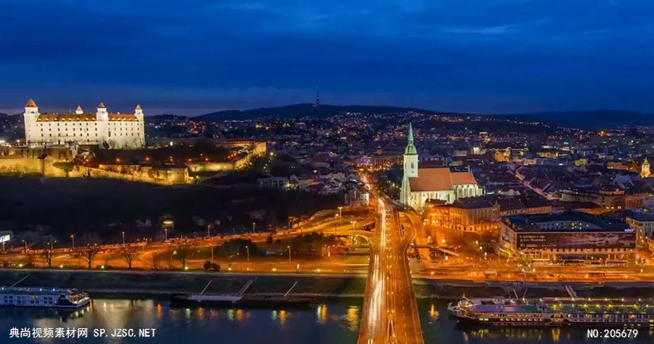 中国上海广州城市地标建筑高端办公楼夜景航拍宣传片高清视频素材城市夜景08