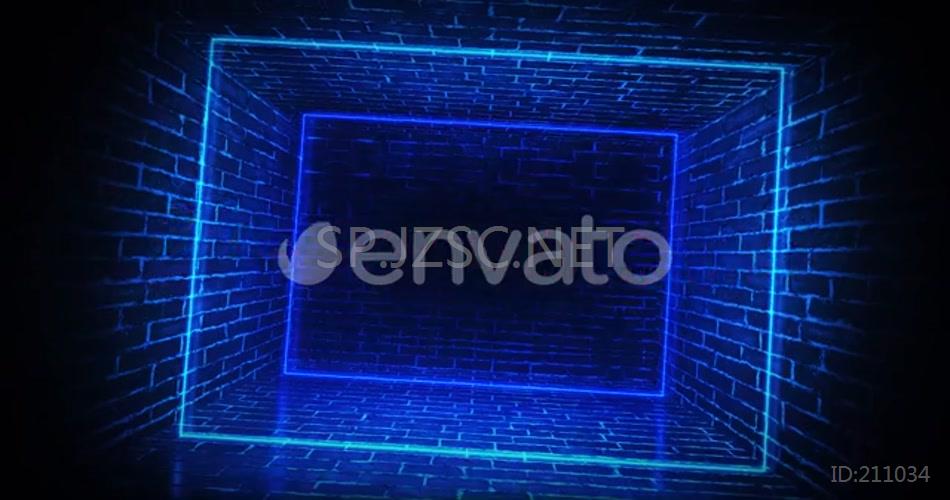 17070 杂渍霓虹效果片头