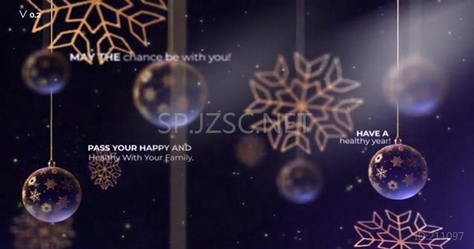 17493 圣诞新年片头