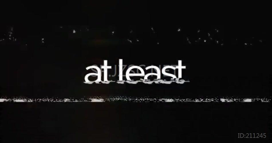 AE 15558 故障效果节奏标题展示