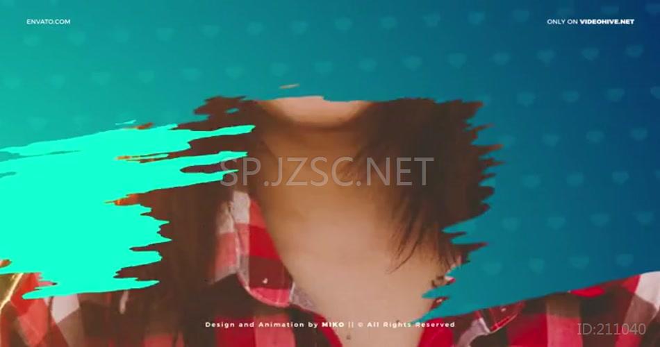 17067 时尚彩色片头