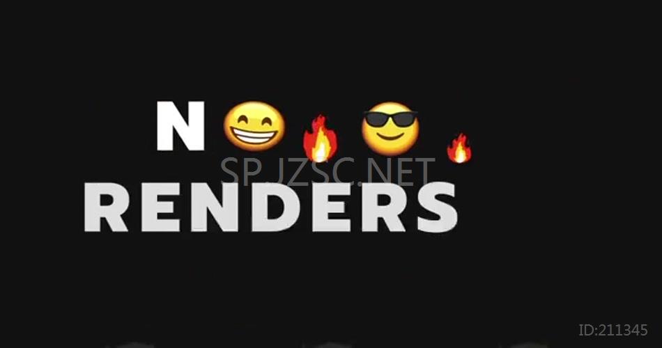 16722 表情动画包 图表ae素材