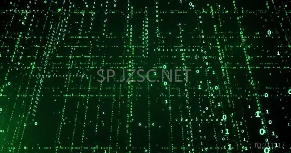 17397 数字矩阵空间特效 图表ae素材