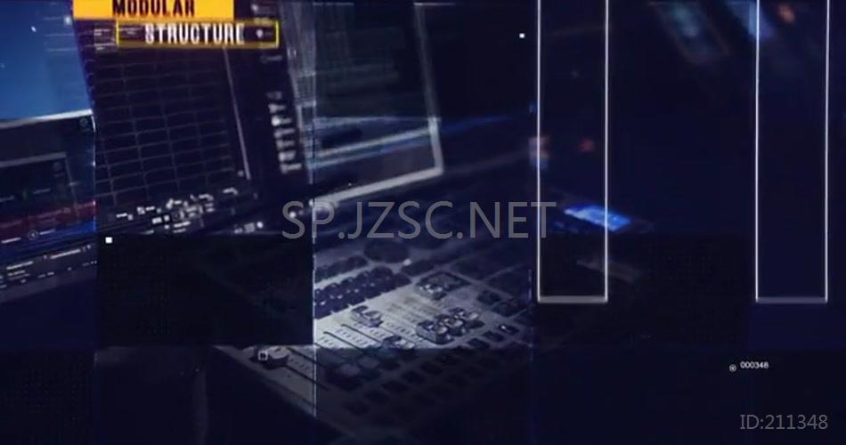 16297 数字幻灯片 图表ae素材