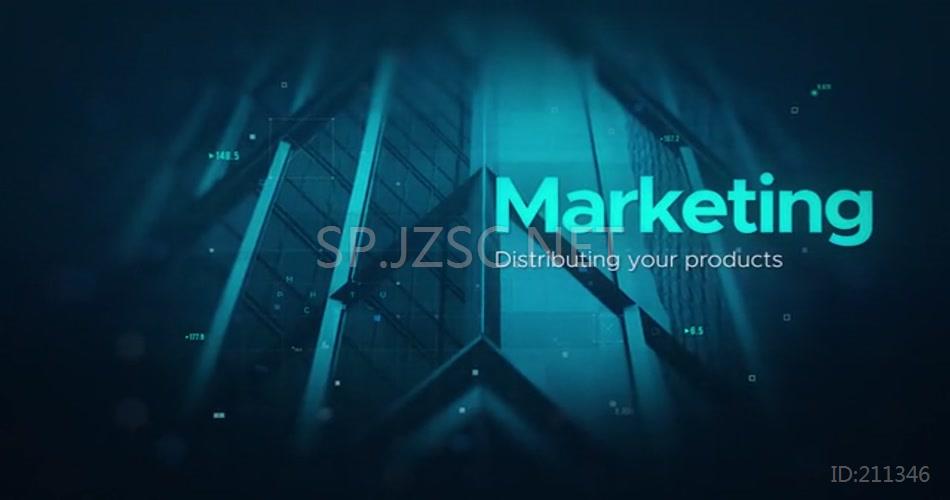 15544 数字展示 图表ae素材