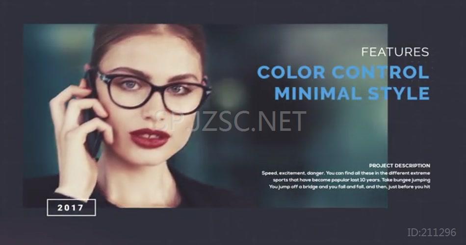 ae下载 15514 现代风格企业幻灯片