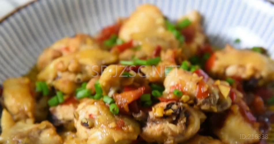 剁椒鸡翅超清无水印美食视频